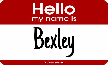 Hello my name is Bexley png download