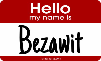 Hello my name is Bezawit png download