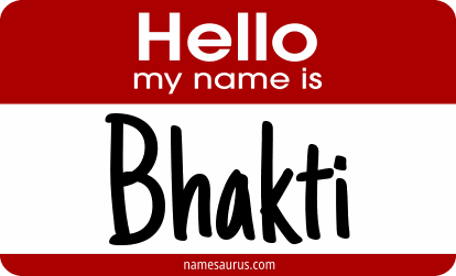Hello my name is Bhakti png download