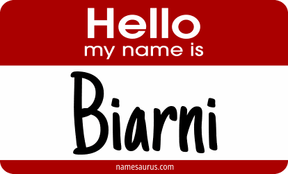 Hello my name is Biarni png download