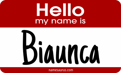 Hello my name is Biaunca png download