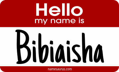 Hello my name is Bibiaisha png download