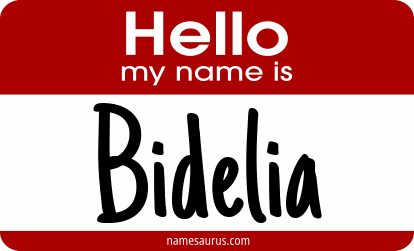 Hello my name is Bidelia png download