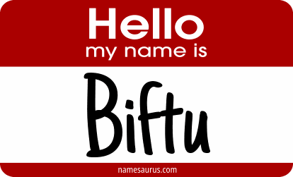 Hello my name is Biftu png download