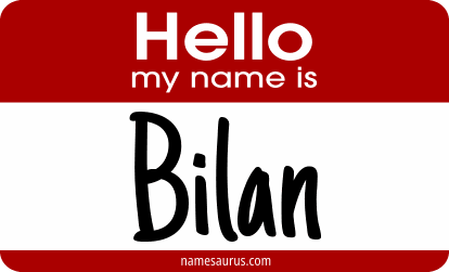 Hello my name is Bilan png download