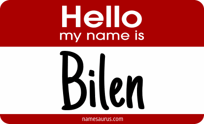 Hello my name is Bilen png download