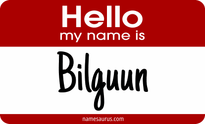 Hello my name is Bilguun png download