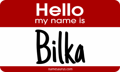 Hello my name is Bilka png download