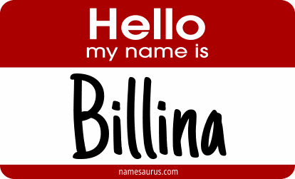 Hello my name is Billina png download