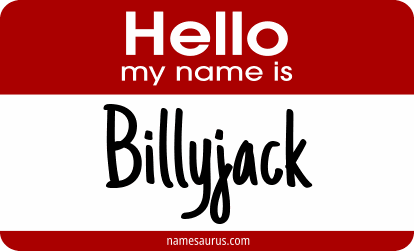 Hello my name is Billyjack png download