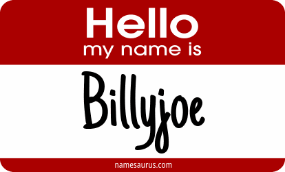 Hello my name is Billyjoe png download