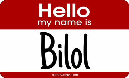Hello my name is Bilol png download