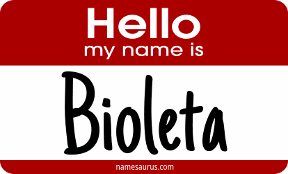 Hello my name is Bioleta png download