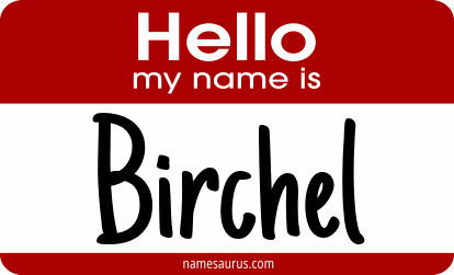 Hello my name is Birchel png download