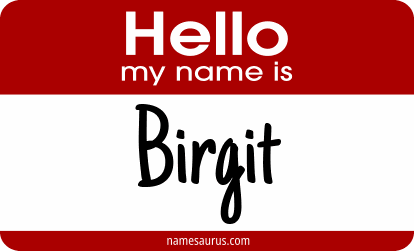 Hello my name is Birgit png download