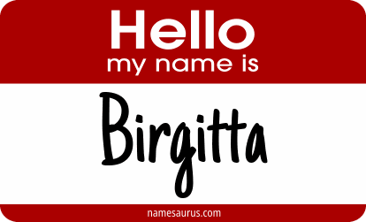 Hello my name is Birgitta png download