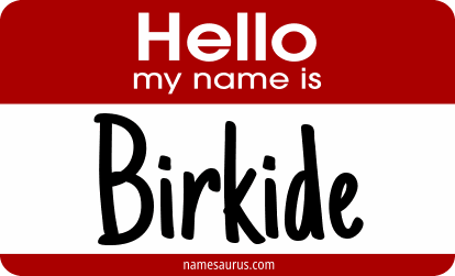 Hello my name is Birkide png download