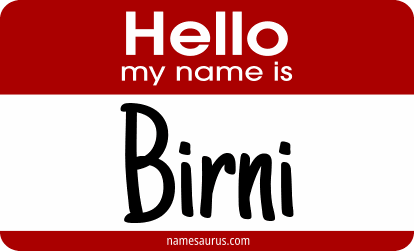 Hello my name is Birni png download