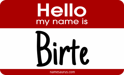 Hello my name is Birte png download