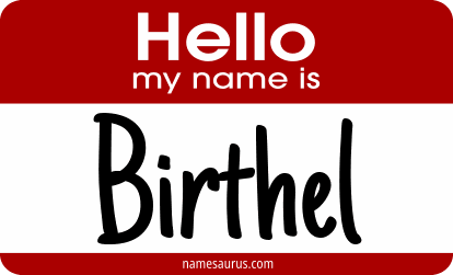 Hello my name is Birthel png download