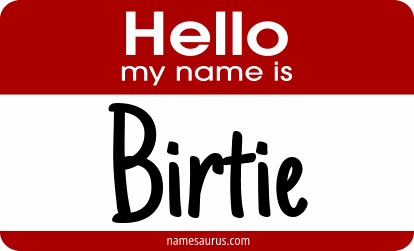Hello my name is Birtie png download