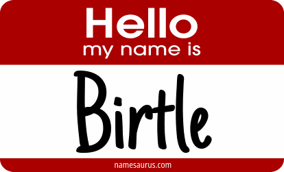 Hello my name is Birtle png download