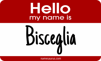 Hello my name is Bisceglia png download