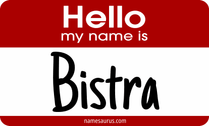 Hello my name is Bistra png download