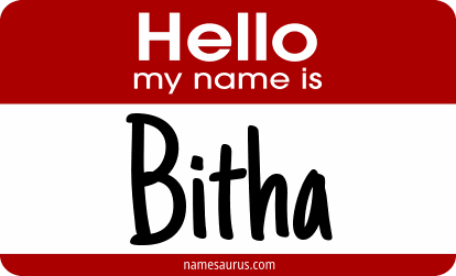 Hello my name is Bitha png download