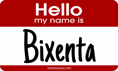 Hello my name is Bixenta png download