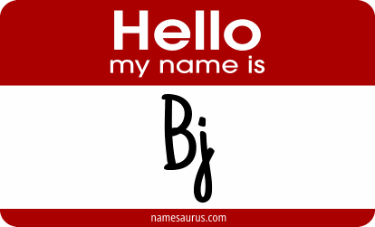Hello my name is Bj png download