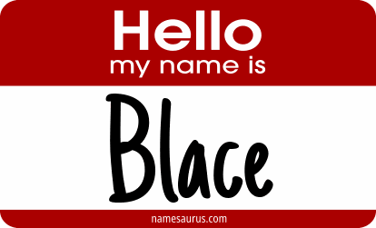 Hello my name is Blace png download