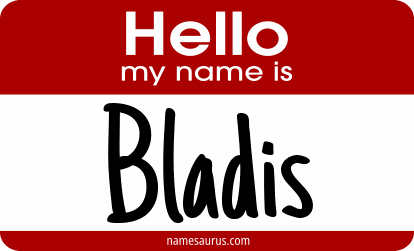 Hello my name is Bladis png download