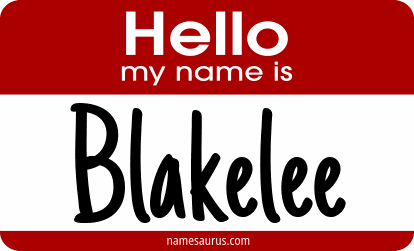 Hello my name is Blakelee png download