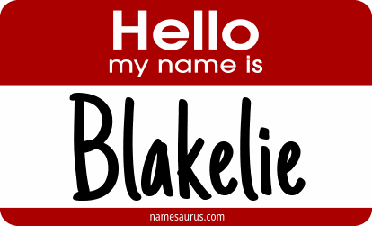 Hello my name is Blakelie png download