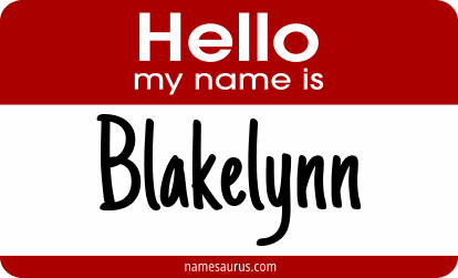 Hello my name is Blakelynn png download