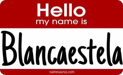 Hello my name is Blancaestela png download