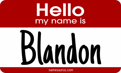 Hello my name is Blandon png download