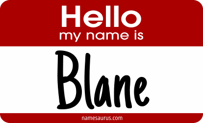 Hello my name is Blane png download