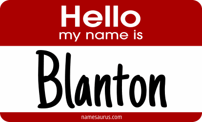 Hello my name is Blanton png download