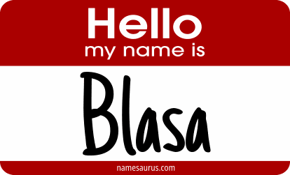 Hello my name is Blasa png download