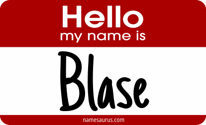 Hello my name is Blase png download
