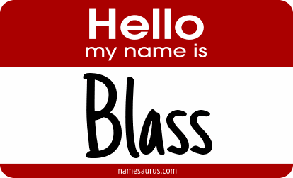 Hello my name is Blass png download