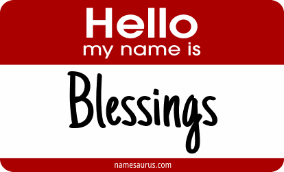 Hello my name is Blessings png download