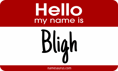 Hello my name is Bligh png download