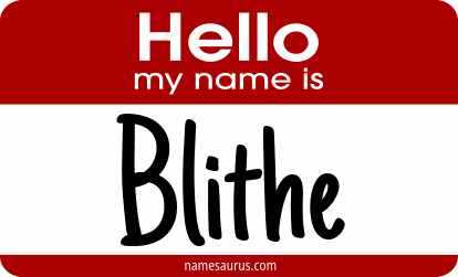Hello my name is Blithe png download