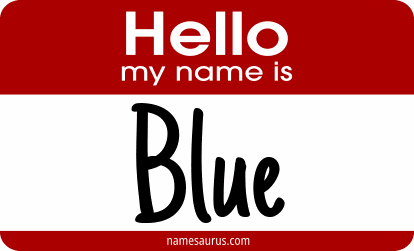 Hello my name is Blue png download