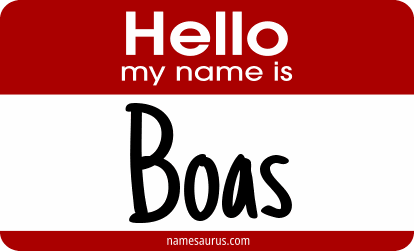 Hello my name is Boas png download