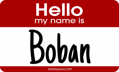 Hello my name is Boban png download