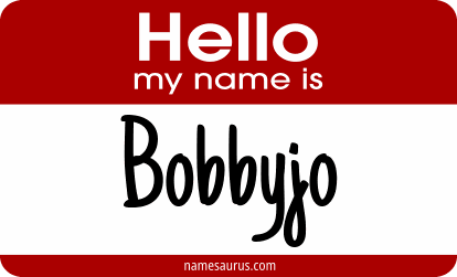 Hello my name is Bobbyjo png download
